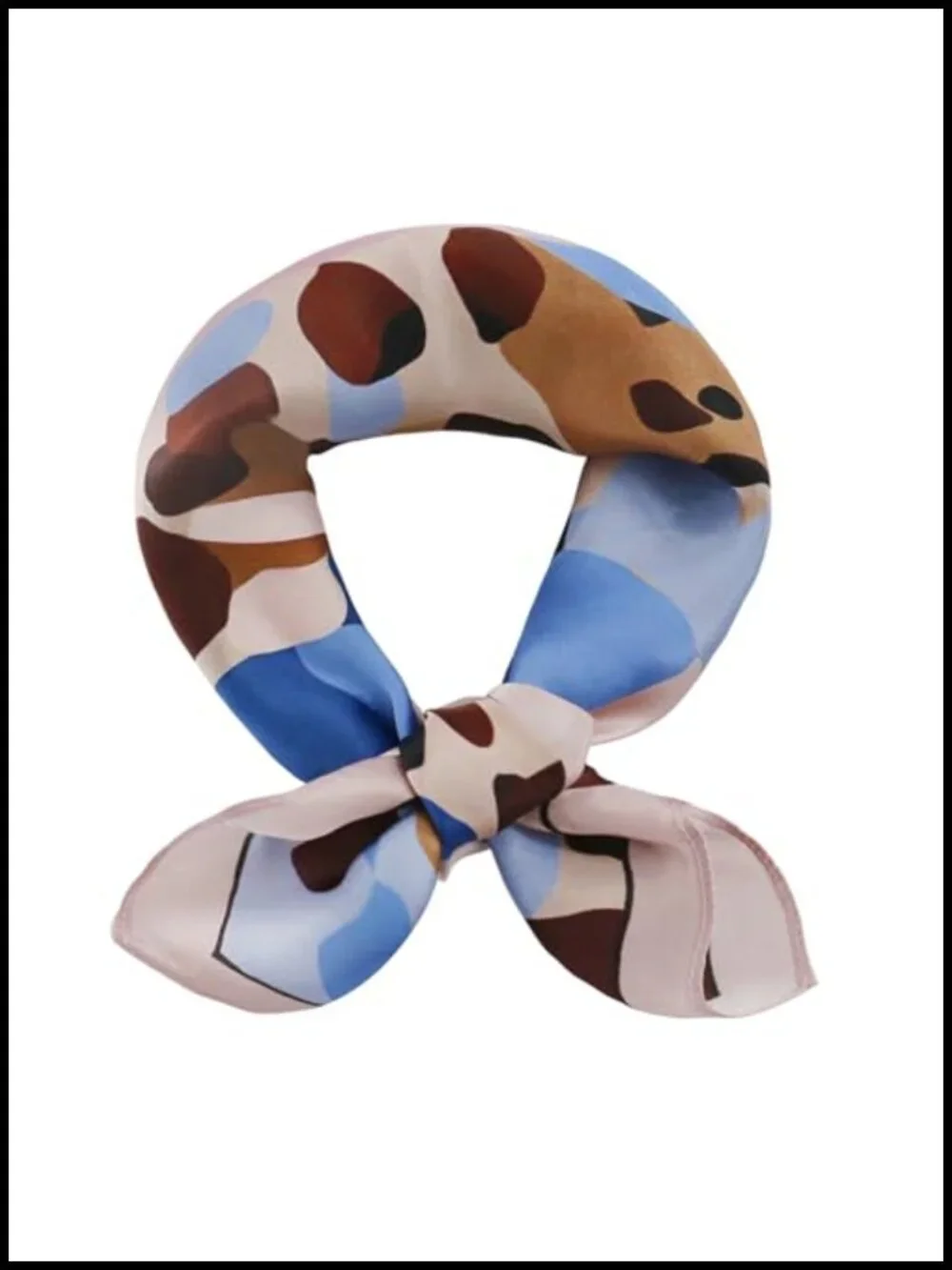 100% Mulberry Silk Square Scarf Neck Scarf Hair Accessory Gift